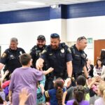 Helotes Police with Children