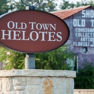 Old Town Helotes Sign