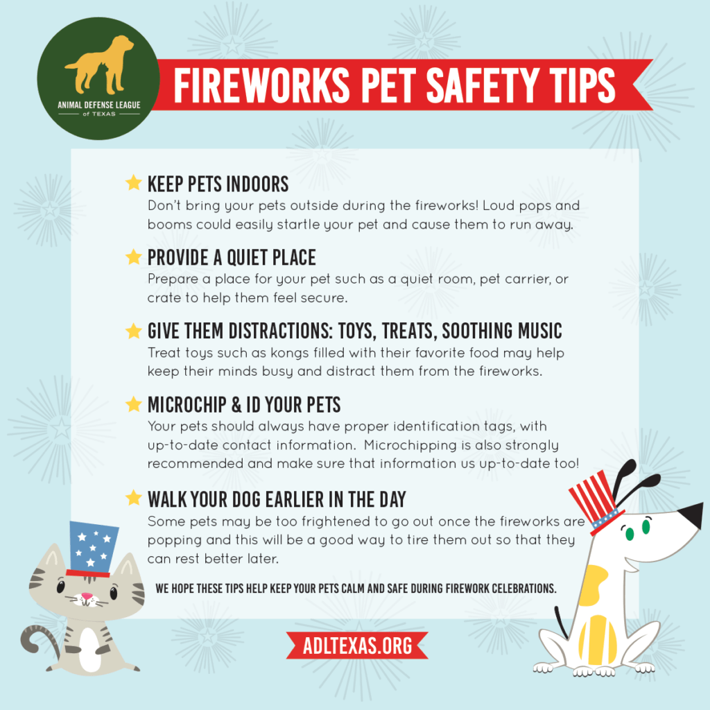 Fireworks Pet Safety Tips