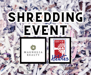 Shredding Event - Sponsored by Laura Collins with Magnolia Realty